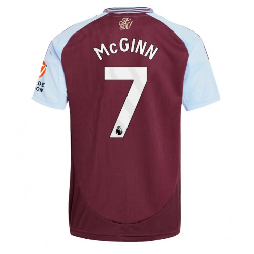 Moški Nogometni dresi Aston Villa John McGinn #7 Domači 2024-25 Kratek Rokav